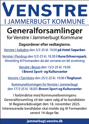 Generalforsamling Venstre Fjerritslev